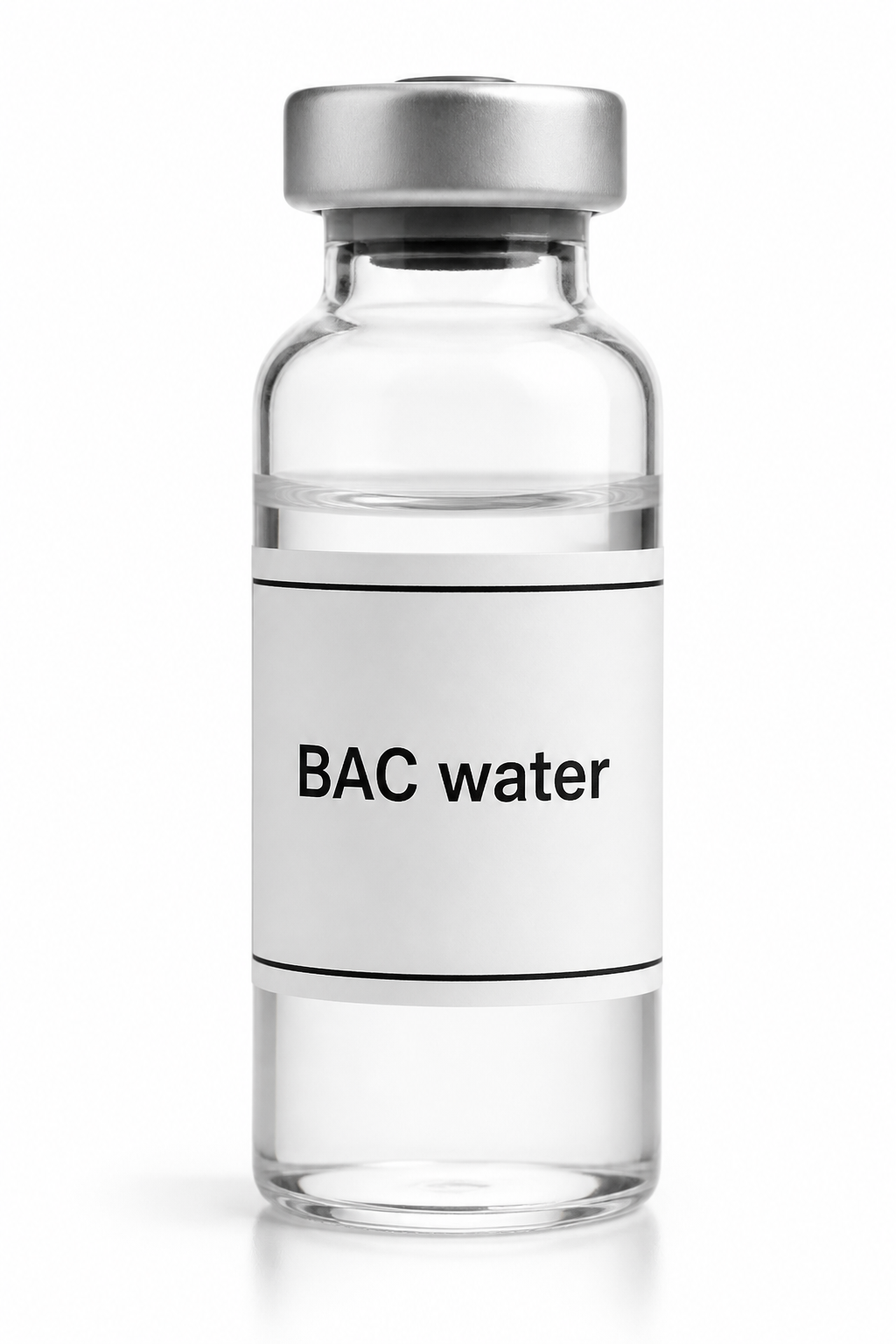 Vial of bacteriostatic water